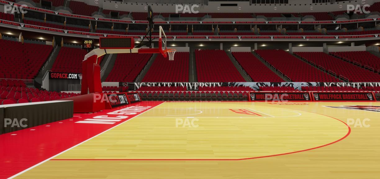 Lenovo Center - Section Courtside 1 Seat View