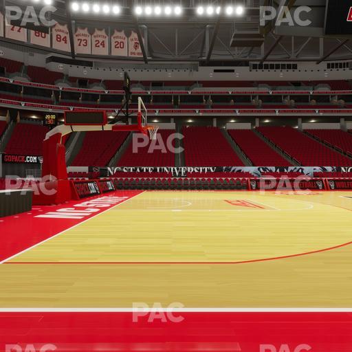 Lenovo Center - Section Courtside 1 Seat View