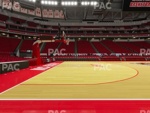 Lenovo Center - Section Courtside 1 Seat View