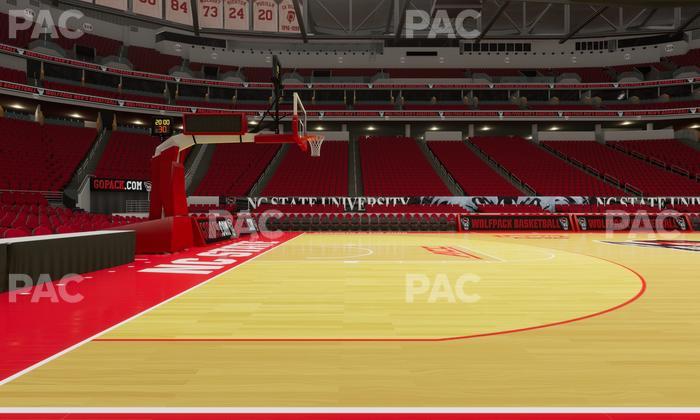 Lenovo Center - Section Courtside 1 Seat View