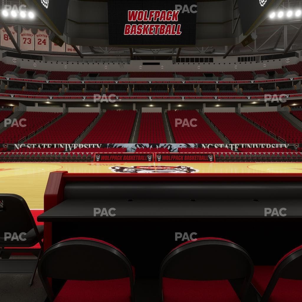 Lenovo Center - Section Courtside 2 Seat View