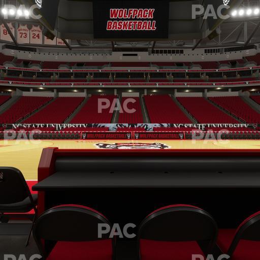 Lenovo Center - Section Courtside 2 Seat View
