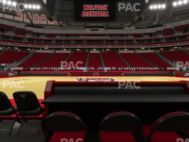 Lenovo Center - Section Courtside 2 Seat View