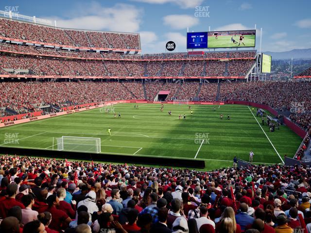 Levi's Stadium - Section 101 Seat View Levi's Stadium - Section 101 Seat View