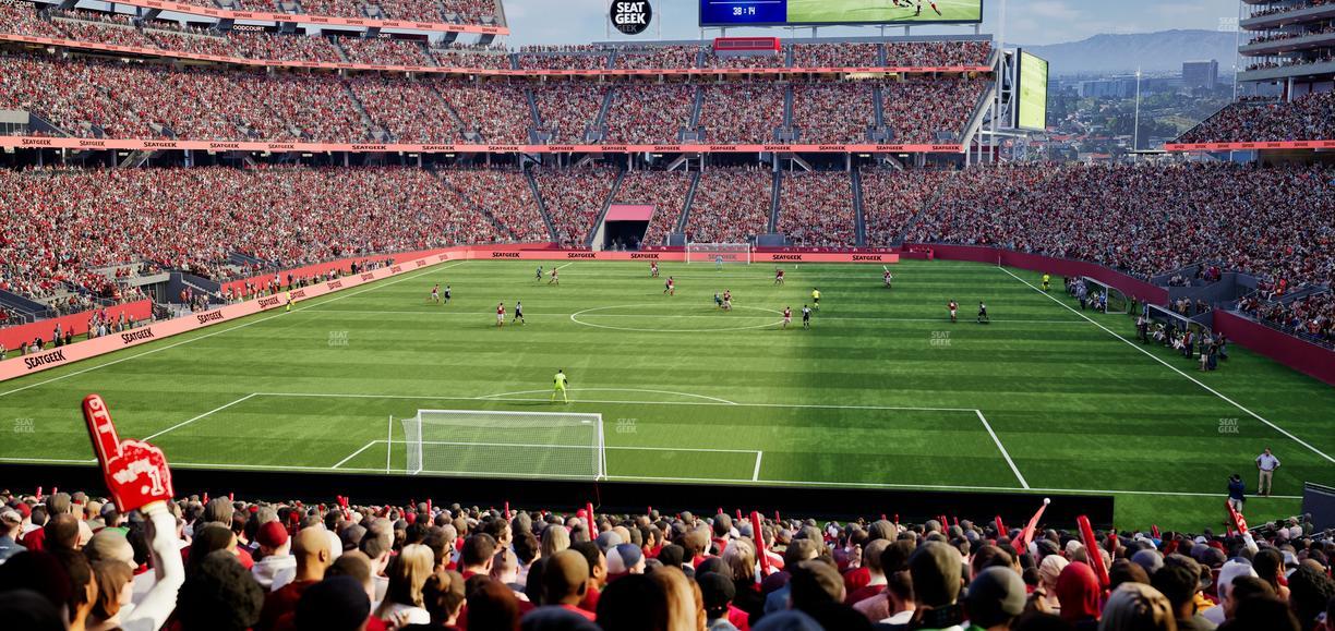 Levi's Stadium - Section 102 Seat View