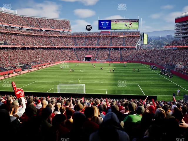 Levi's Stadium - Section 102 Seat View Levi's Stadium - Section 102 Seat View