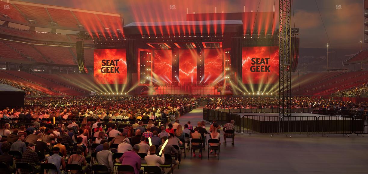 Levi's Stadium - Section 102 Seat View