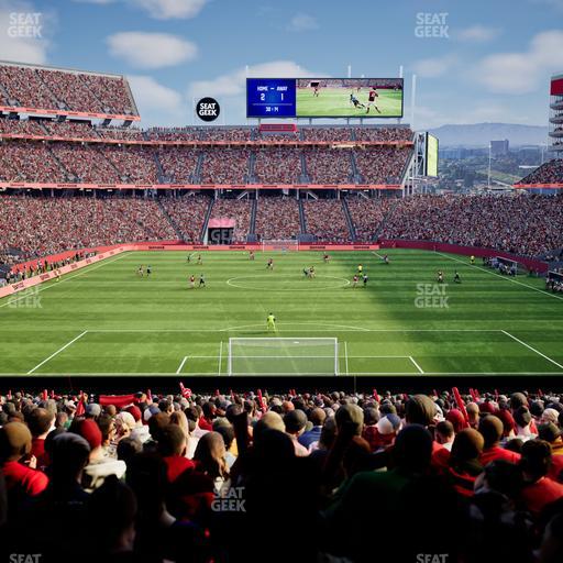 Levi's Stadium - Section 103 North Supporters Seat View
