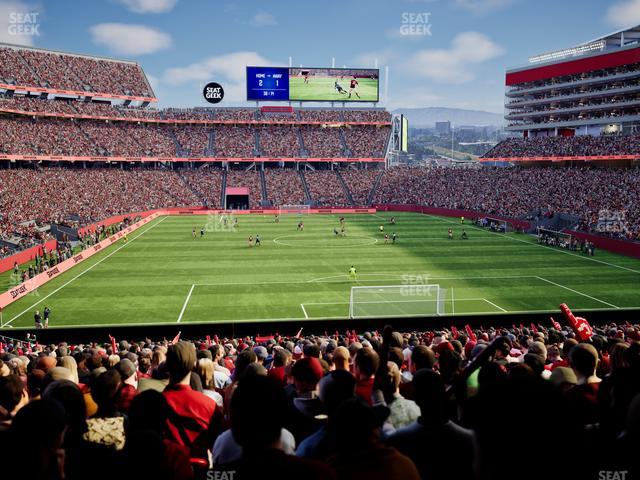 Levi's Stadium - Section 104 Seat View Levi's Stadium - Section 104 Seat View