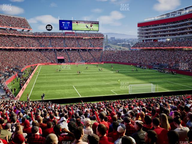 Levi's Stadium - Section 105 Seat View Levi's Stadium - Section 105 Seat View