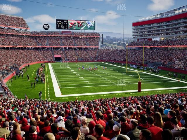Levi's Stadium - Section 105 Seat View Levi's Stadium - Section 105 Seat View