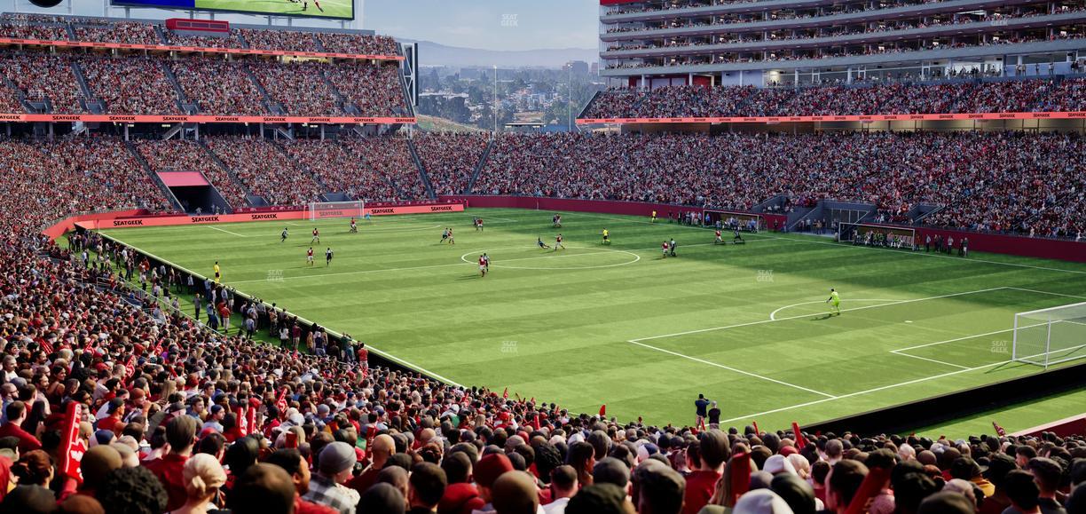 Levi's Stadium - Section 107 Seat View