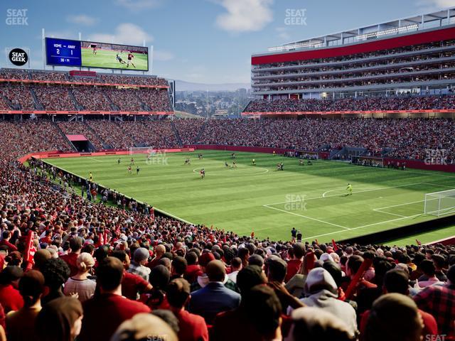 Levi's Stadium - Section 107 Seat View Levi's Stadium - Section 107 Seat View