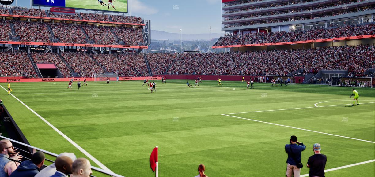 Levi's Stadium - Section 107 Seat View