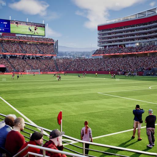 Levi's Stadium - Section 107 Seat View