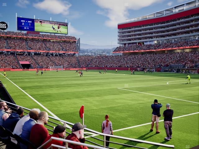 Levi's Stadium - Section 107 Seat View