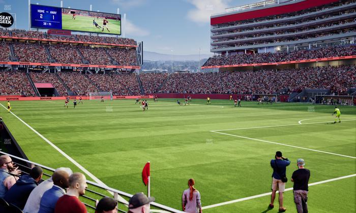 Levi's Stadium - Section 107 Seat View