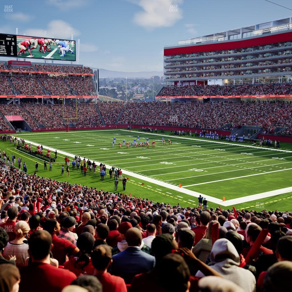 Levi's Stadium - Section 107 Seat View