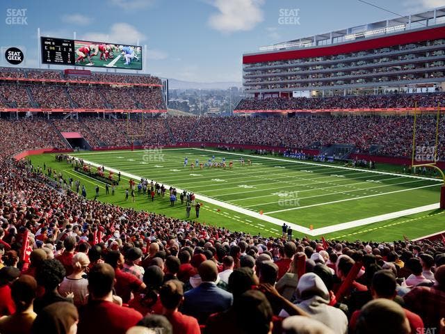 Levi's Stadium - Section 107 Seat View Levi's Stadium - Section 107 Seat View
