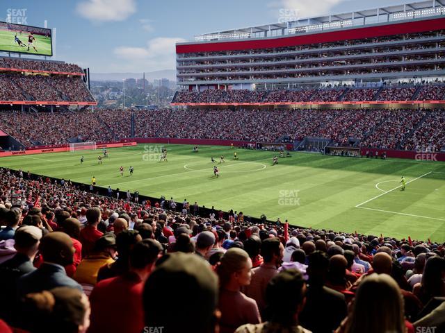 Levi's Stadium - Section 109 Seat View Levi's Stadium - Section 109 Seat View