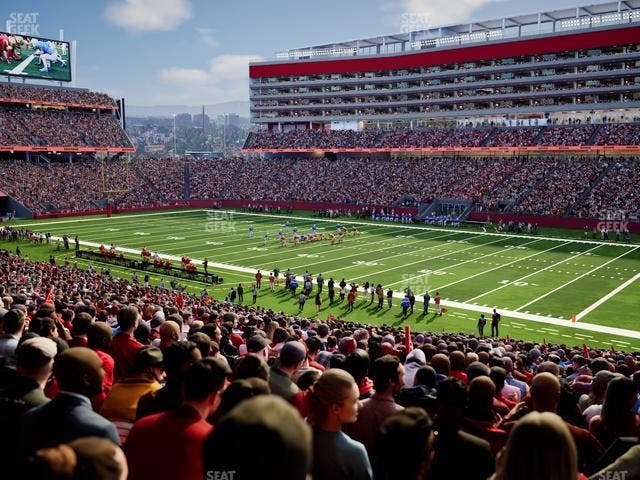 Levi's Stadium - Section 109 Seat View Levi's Stadium - Section 109 Seat View