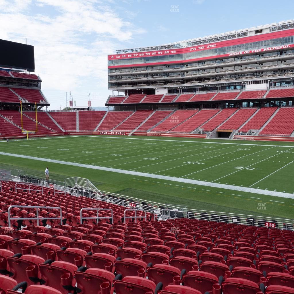 Levi's Stadium - Section 110 Seat View