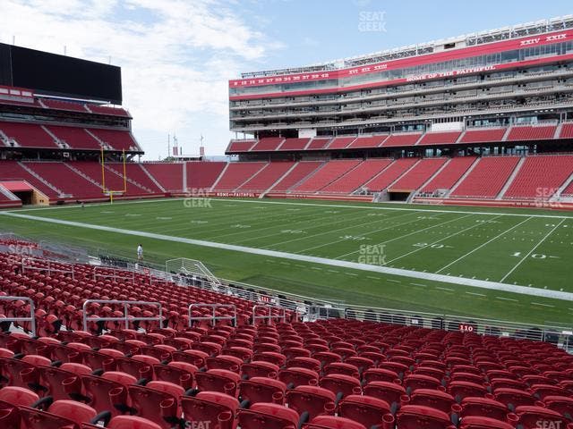 Levi's Stadium - Section 110 Seat View