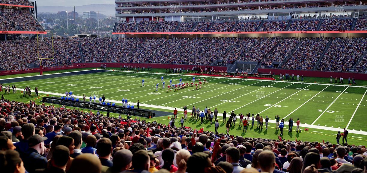 Levi's Stadium - Section 110 Seat View