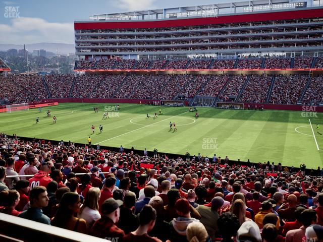 Levi's Stadium - Section 111 Seat View Levi's Stadium - Section 111 Seat View