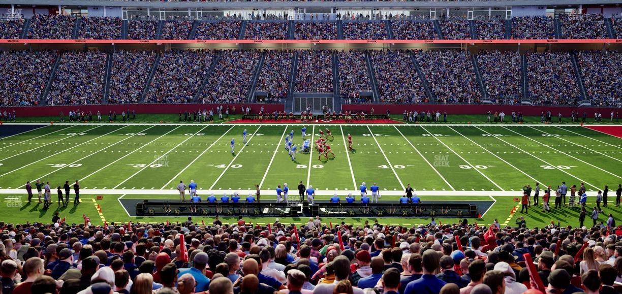 Levi's Stadium - Section 115 Vip Seat View