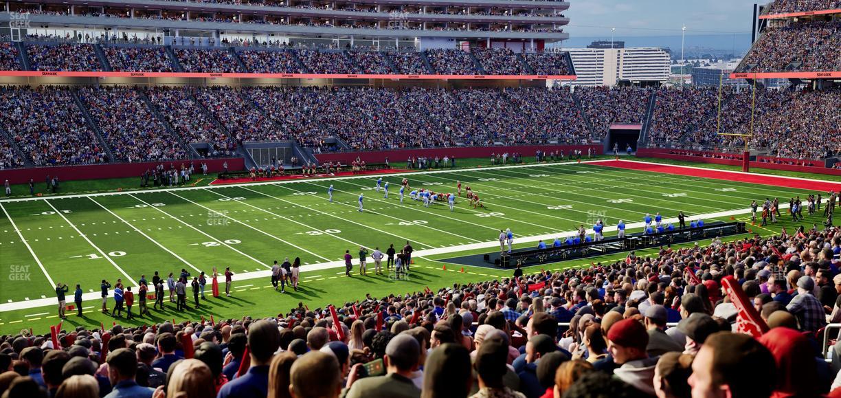 Levi's Stadium - Section 120 Seat View