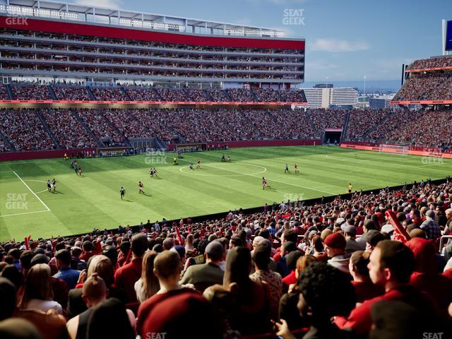 Levi's Stadium - Section 120 Seat View Levi's Stadium - Section 120 Seat View