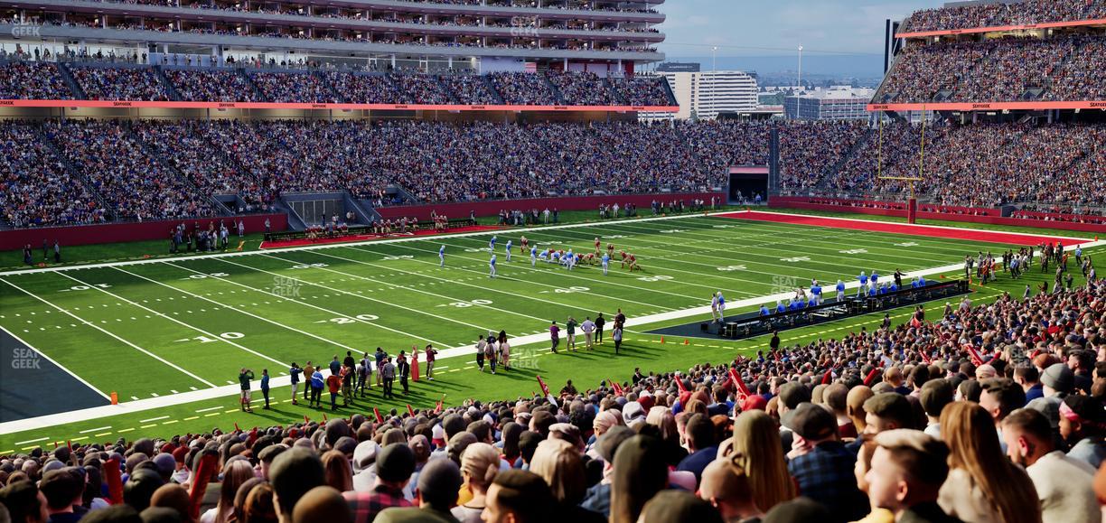 Levi's Stadium - Section 121 Seat View