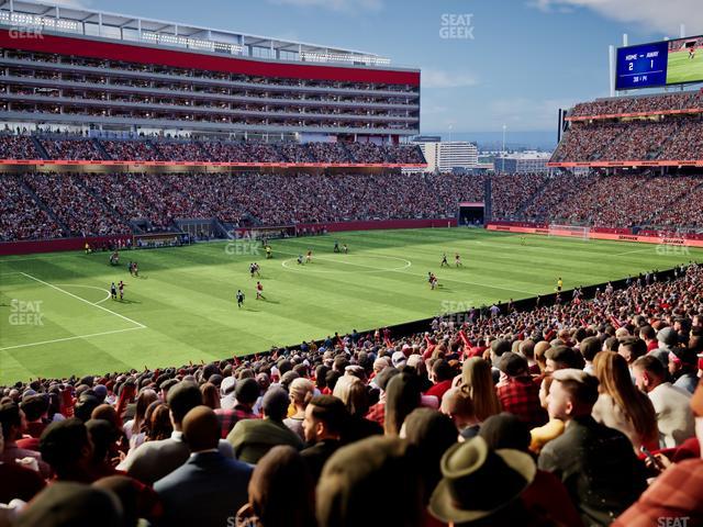 Levi's Stadium - Section 121 Seat View Levi's Stadium - Section 121 Seat View