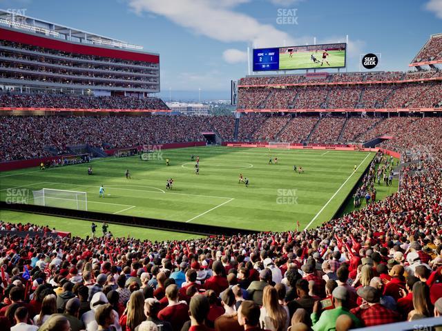 Levi's Stadium - Section 124 Seat View Levi's Stadium - Section 124 Seat View