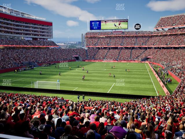 Levi's Stadium - Section 125 Seat View Levi's Stadium - Section 125 Seat View