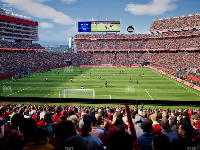 Levi's Stadium - Section 126 Seat View Levi's Stadium - Section 126 Seat View