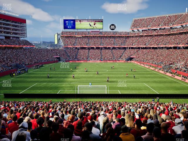 Levi's Stadium - Section 127 South Supporters Seat View Levi's Stadium - Section 127 South Supporters Seat View