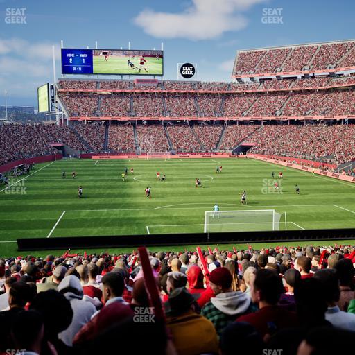 Levi's Stadium - Section 128 South Supporters Seat View