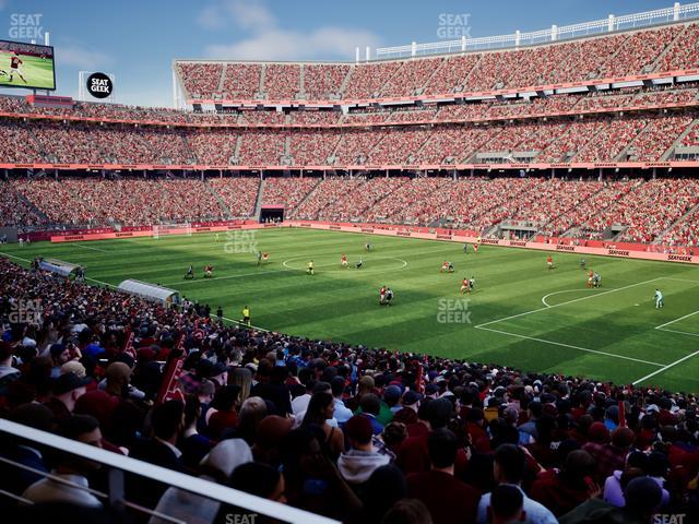 Levi's Stadium - Section 132 Seat View Levi's Stadium - Section 132 Seat View