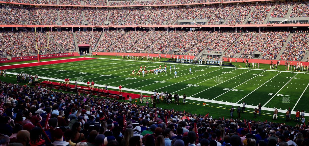 Levi's Stadium - Section 134 Seat View