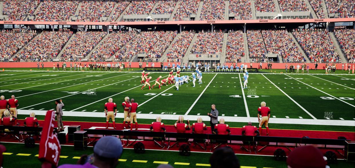 Levi's Stadium - Section 137 Vip Seat View