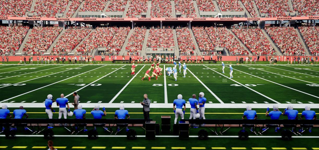 Levi's Stadium - Section 138 Vip Seat View