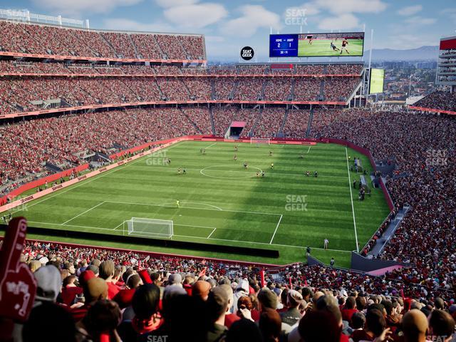 Levi's Stadium - Section 201 Seat View Levi's Stadium - Section 201 Seat View