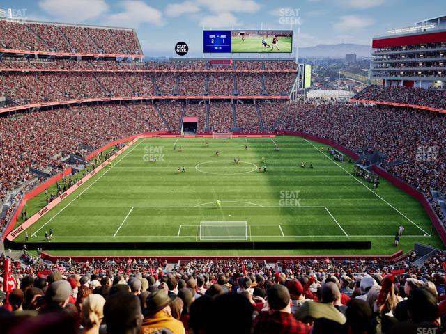 Levi's Stadium - Section 203 Seat View Levi's Stadium - Section 203 Seat View