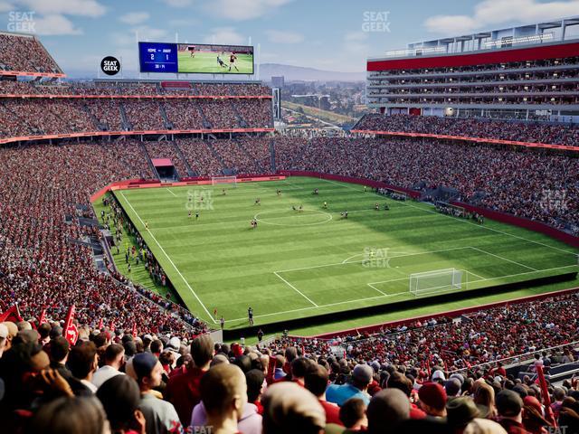 Levi's Stadium - Section 206 Seat View Levi's Stadium - Section 206 Seat View