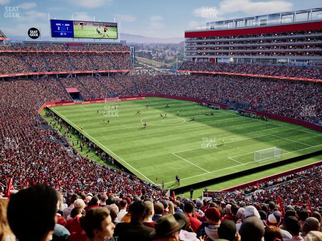 Levi's Stadium - Section 207 Seat View Levi's Stadium - Section 207 Seat View
