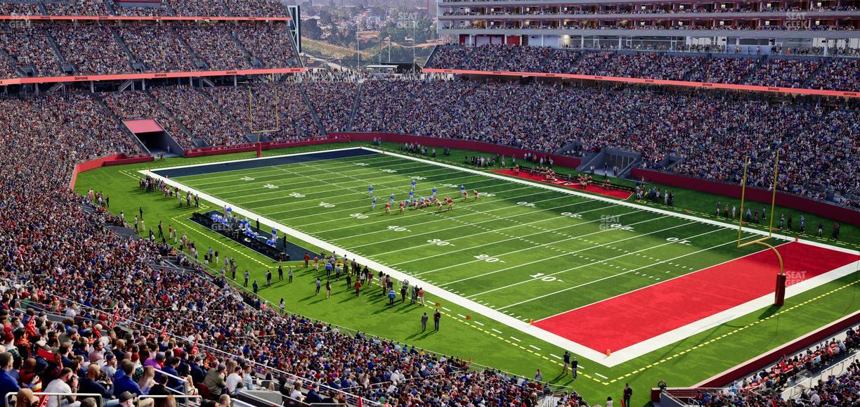 Levi's Stadium - Section 208 Seat View