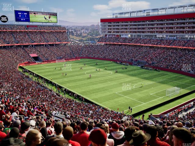 Levi's Stadium - Section 208 Seat View Levi's Stadium - Section 208 Seat View