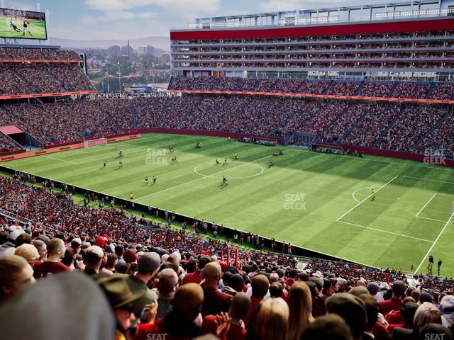 Levi's Stadium - Section 210 Seat View Levi's Stadium - Section 210 Seat View